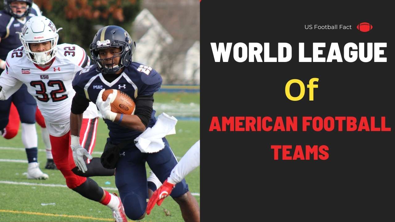 world league of american football teams